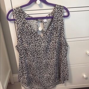 Old Navy Black and White Tank Top